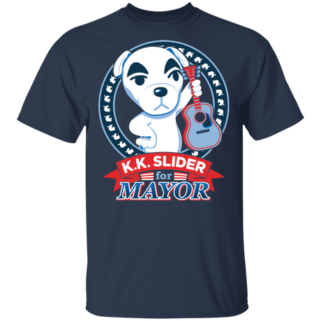 T-Shirts Navy / S Elect Mayor Slider T-Shirt
