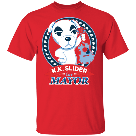 T-Shirts Red / S Elect Mayor Slider T-Shirt