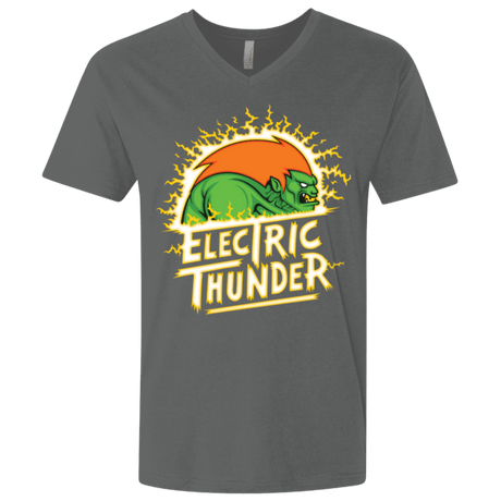 T-Shirts Heavy Metal / X-Small Electric Thunder Men's Premium V-Neck