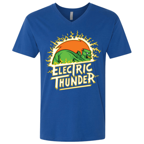 T-Shirts Royal / X-Small Electric Thunder Men's Premium V-Neck