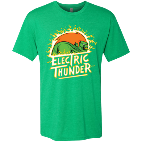 T-Shirts Envy / Small Electric Thunder Men's Triblend T-Shirt