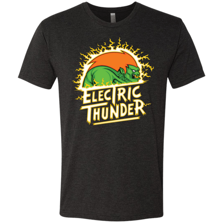 T-Shirts Vintage Black / Small Electric Thunder Men's Triblend T-Shirt