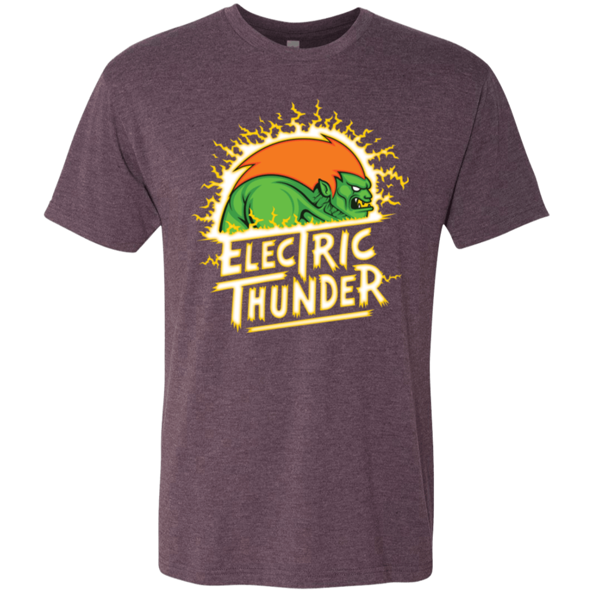T-Shirts Vintage Purple / Small Electric Thunder Men's Triblend T-Shirt