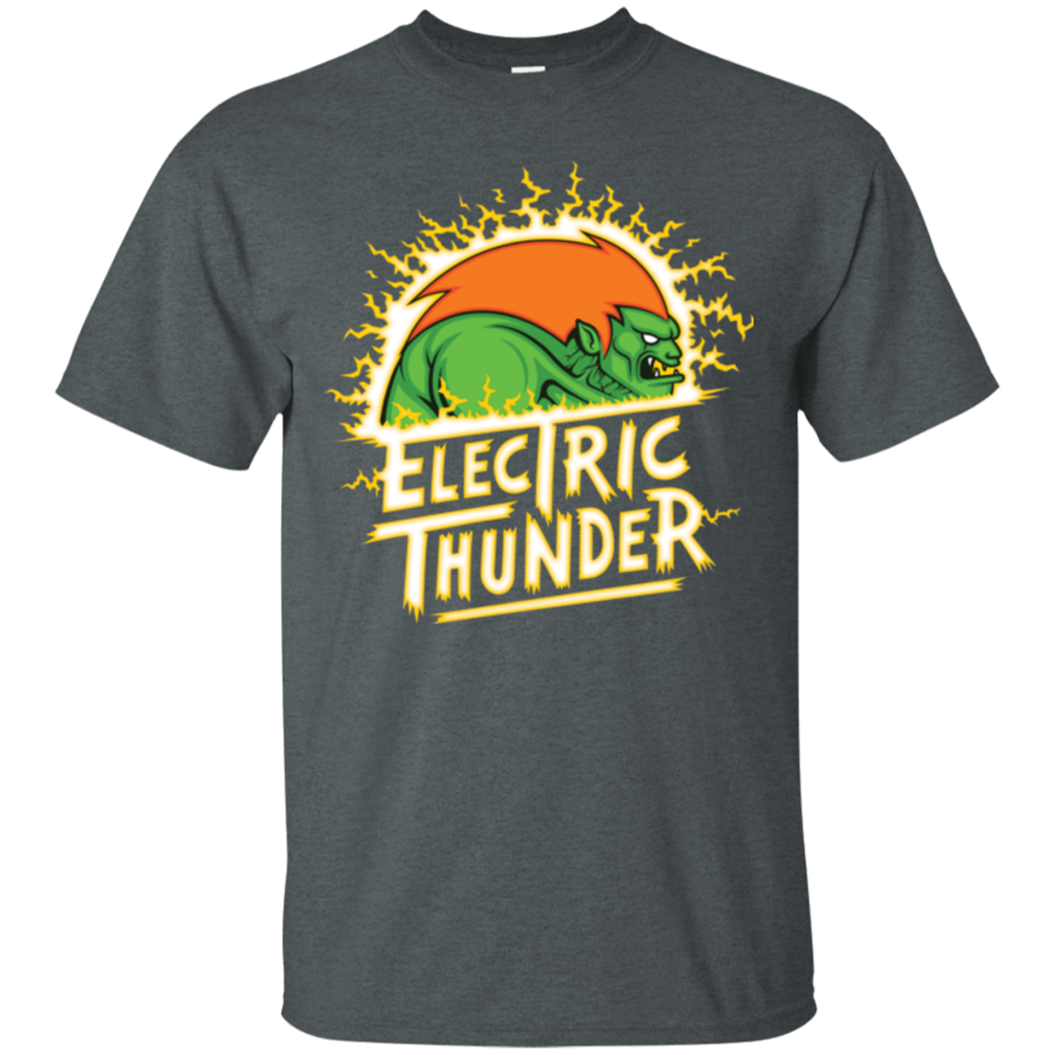 T-Shirts Dark Heather / Small Electric Thunder T-Shirt