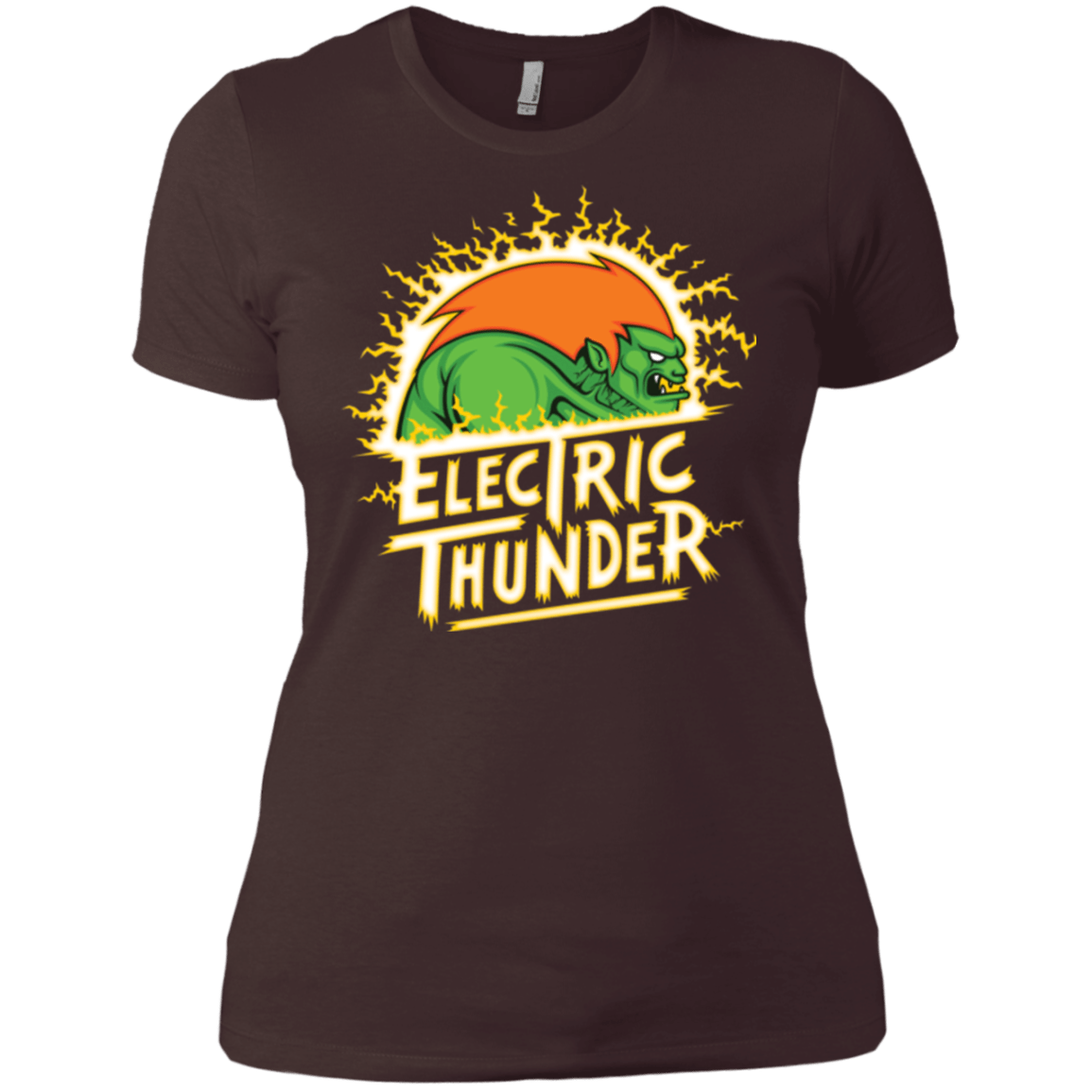 T-Shirts Dark Chocolate / X-Small Electric Thunder Women's Premium T-Shirt