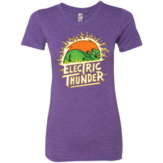 T-Shirts Purple Rush / Small Electric Thunder Women's Triblend T-Shirt