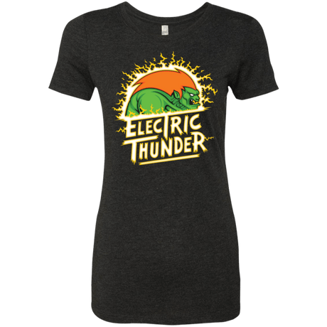 T-Shirts Vintage Black / Small Electric Thunder Women's Triblend T-Shirt