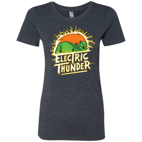 T-Shirts Vintage Navy / Small Electric Thunder Women's Triblend T-Shirt