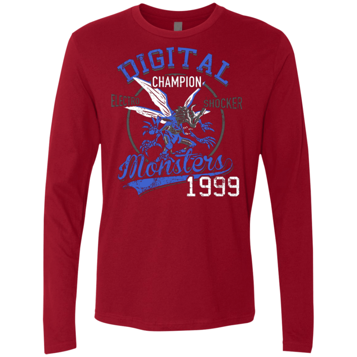 T-Shirts Cardinal / Small Electro Shocker Men's Premium Long Sleeve