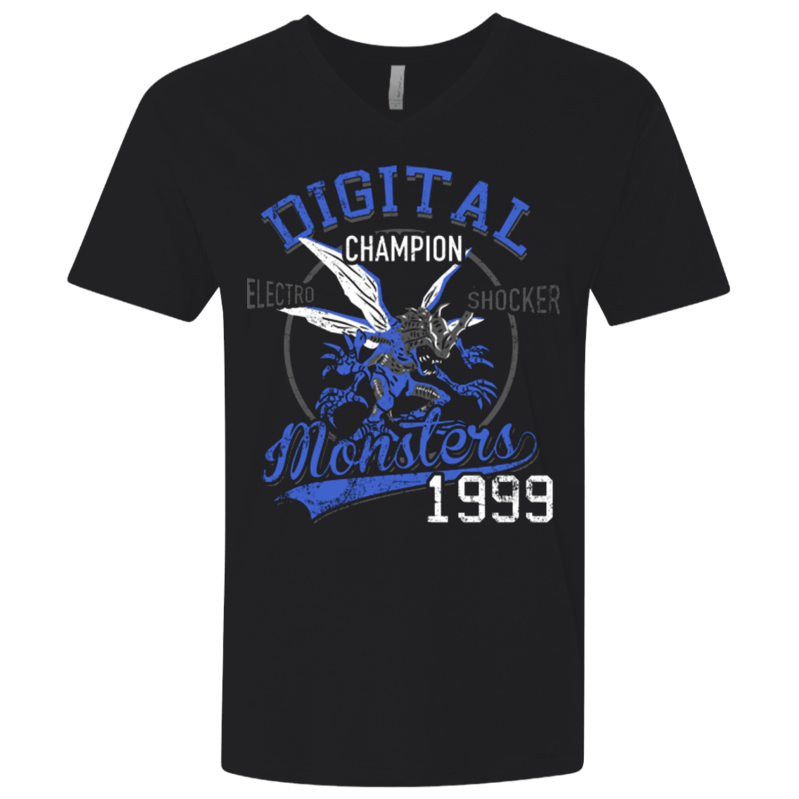 T-Shirts Black / X-Small Electro Shocker Men's Premium V-Neck