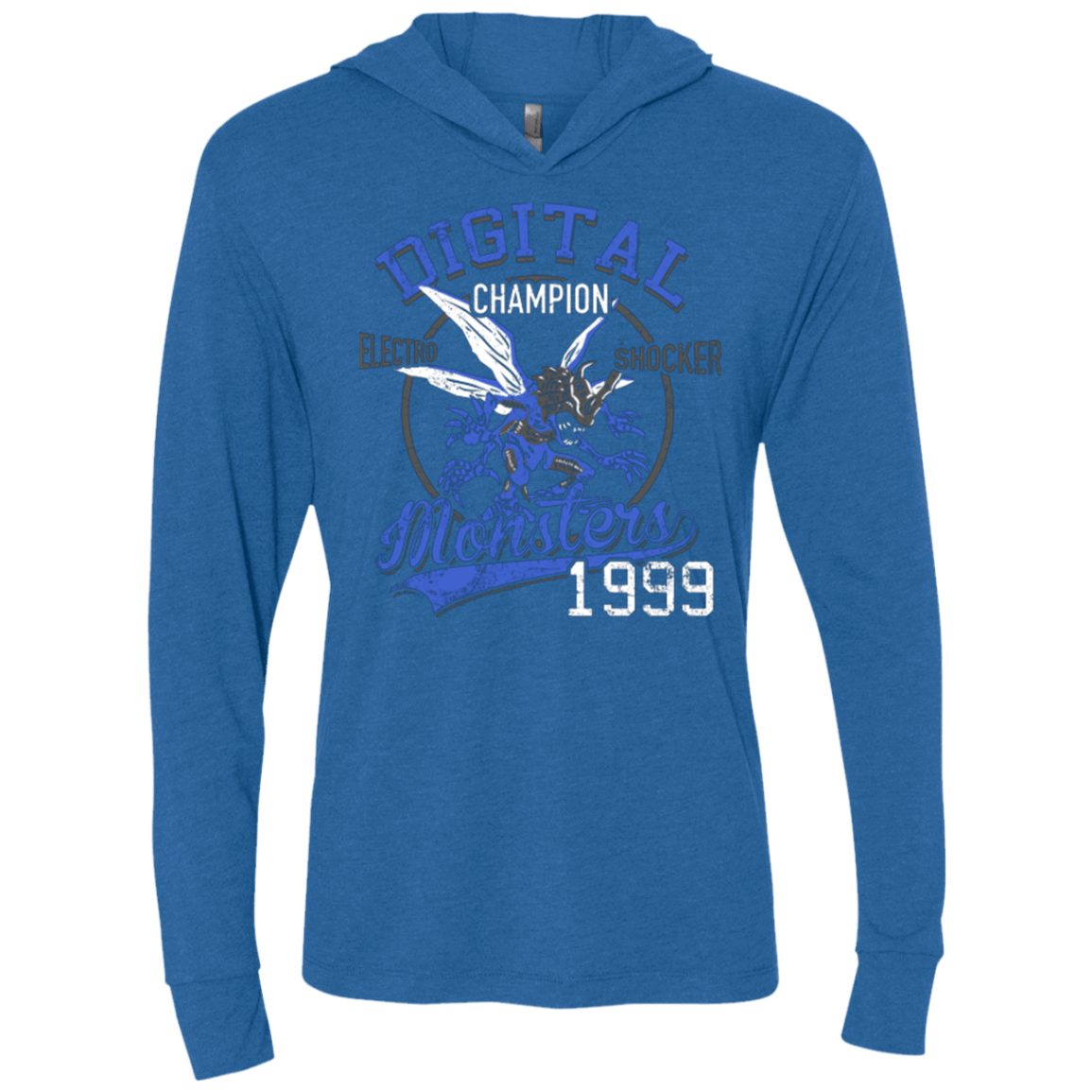 T-Shirts Vintage Royal / X-Small Electro Shocker Triblend Long Sleeve Hoodie Tee