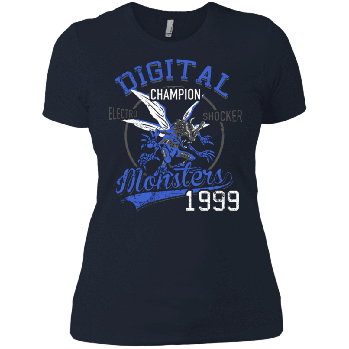 T-Shirts Midnight Navy / X-Small Electro Shocker Women's Premium T-Shirt