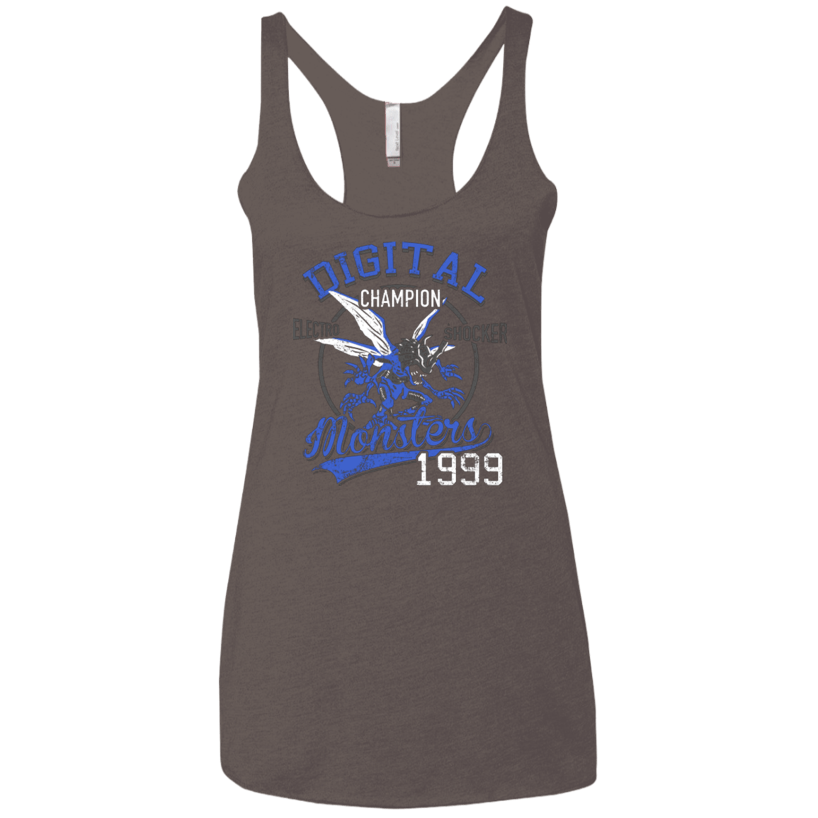 T-Shirts Macchiato / X-Small Electro Shocker Women's Triblend Racerback Tank