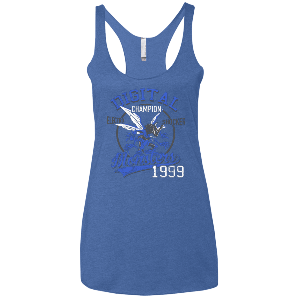 T-Shirts Vintage Royal / X-Small Electro Shocker Women's Triblend Racerback Tank