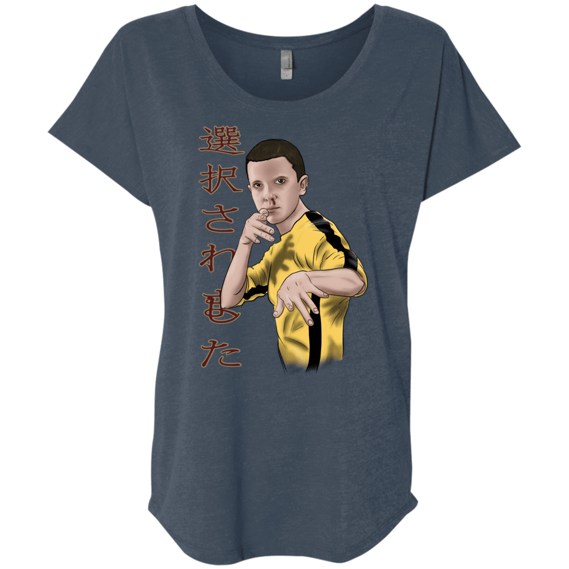 T-Shirts Indigo / X-Small ELEEven Triblend Dolman Sleeve