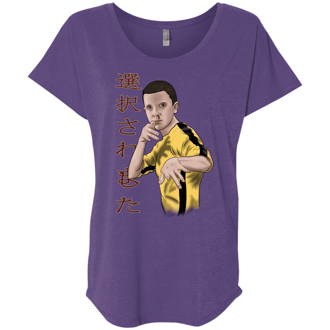 T-Shirts Purple Rush / X-Small ELEEven Triblend Dolman Sleeve