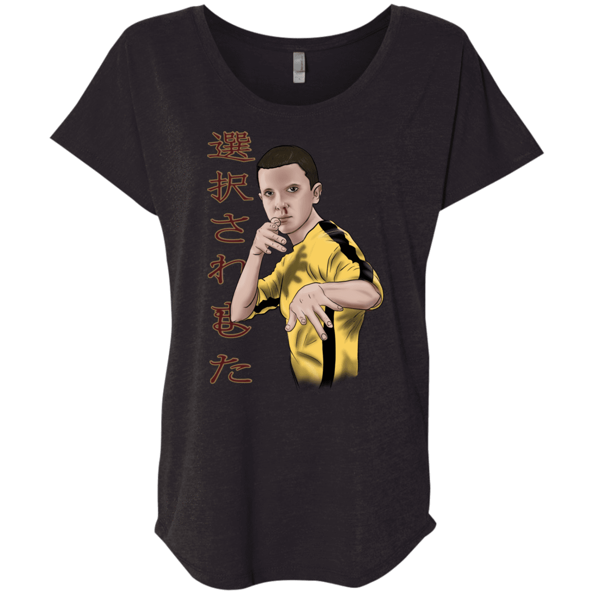 T-Shirts Vintage Black / X-Small ELEEven Triblend Dolman Sleeve