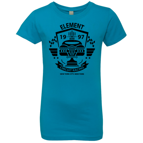 T-Shirts Turquoise / YXS Element Circuit Girls Premium T-Shirt