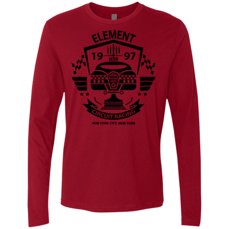 T-Shirts Cardinal / Small Element Circuit Men's Premium Long Sleeve