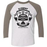 T-Shirts Heather White/Vintage Grey / X-Small Element Circuit Men's Triblend 3/4 Sleeve