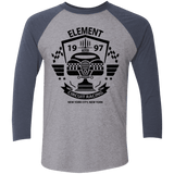T-Shirts Premium Heather/ Vintage Navy / X-Small Element Circuit Men's Triblend 3/4 Sleeve