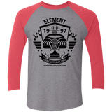 T-Shirts Premium Heather/ Vintage Red / X-Small Element Circuit Men's Triblend 3/4 Sleeve