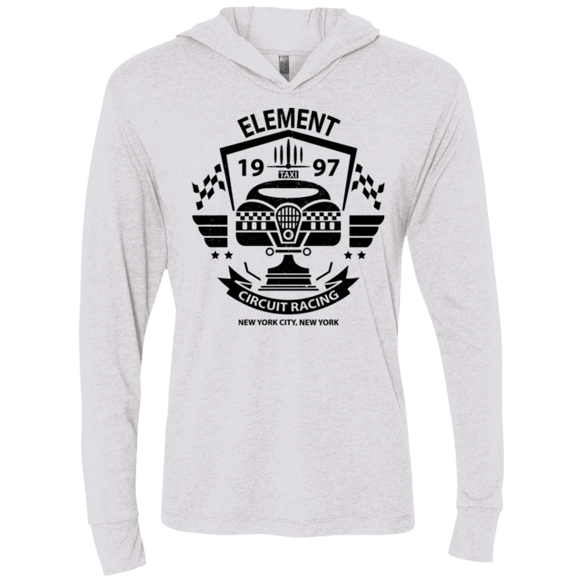 T-Shirts Heather White / X-Small Element Circuit Triblend Long Sleeve Hoodie Tee