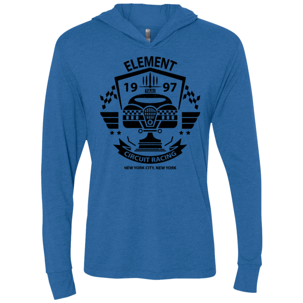 T-Shirts Vintage Royal / X-Small Element Circuit Triblend Long Sleeve Hoodie Tee