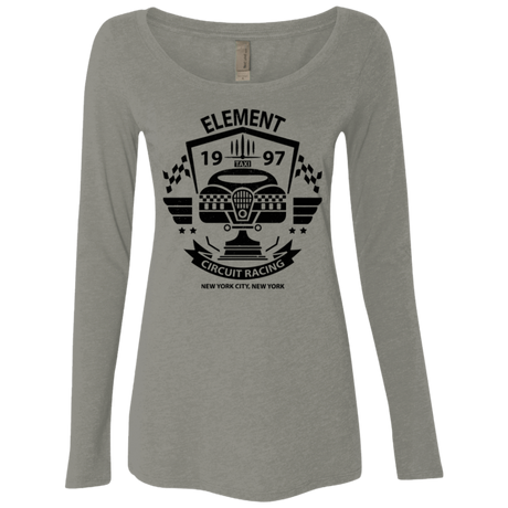 T-Shirts Venetian Grey / Small Element Circuit Women's Triblend Long Sleeve Shirt