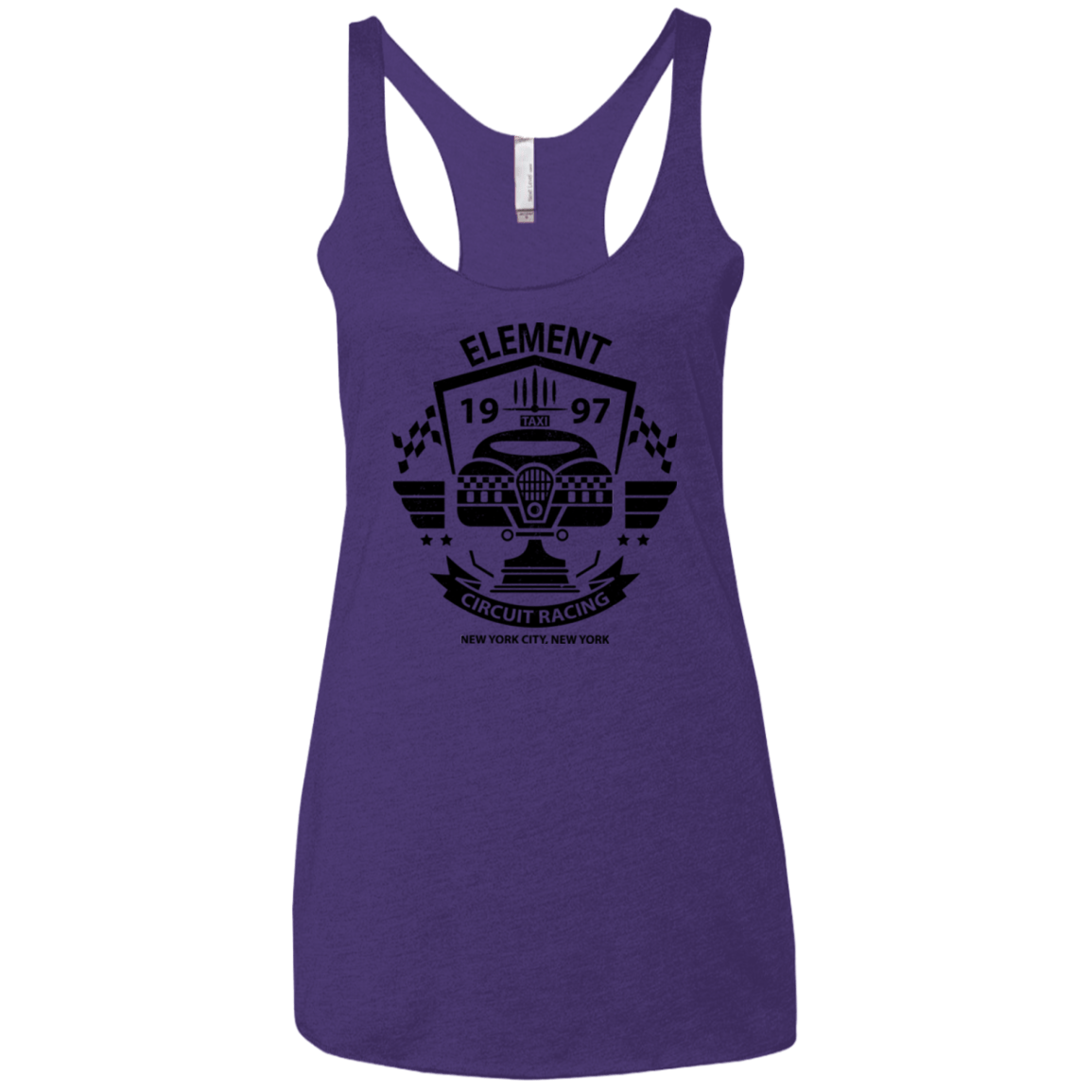 T-Shirts Purple / X-Small Element Circuit Women's Triblend Racerback Tank
