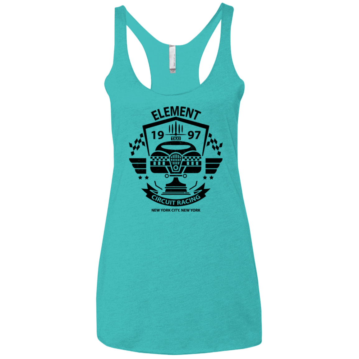 T-Shirts Tahiti Blue / X-Small Element Circuit Women's Triblend Racerback Tank