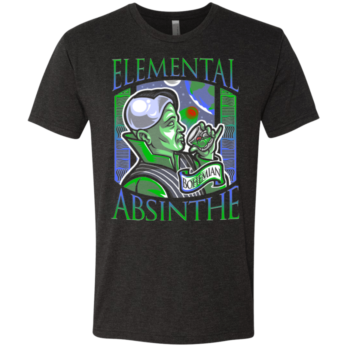 T-Shirts Vintage Black / Small Elemental Absinthe Men's Triblend T-Shirt