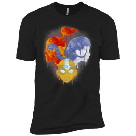 T-Shirts Black / YXS Elemental Love Triangle Boys Premium T-Shirt