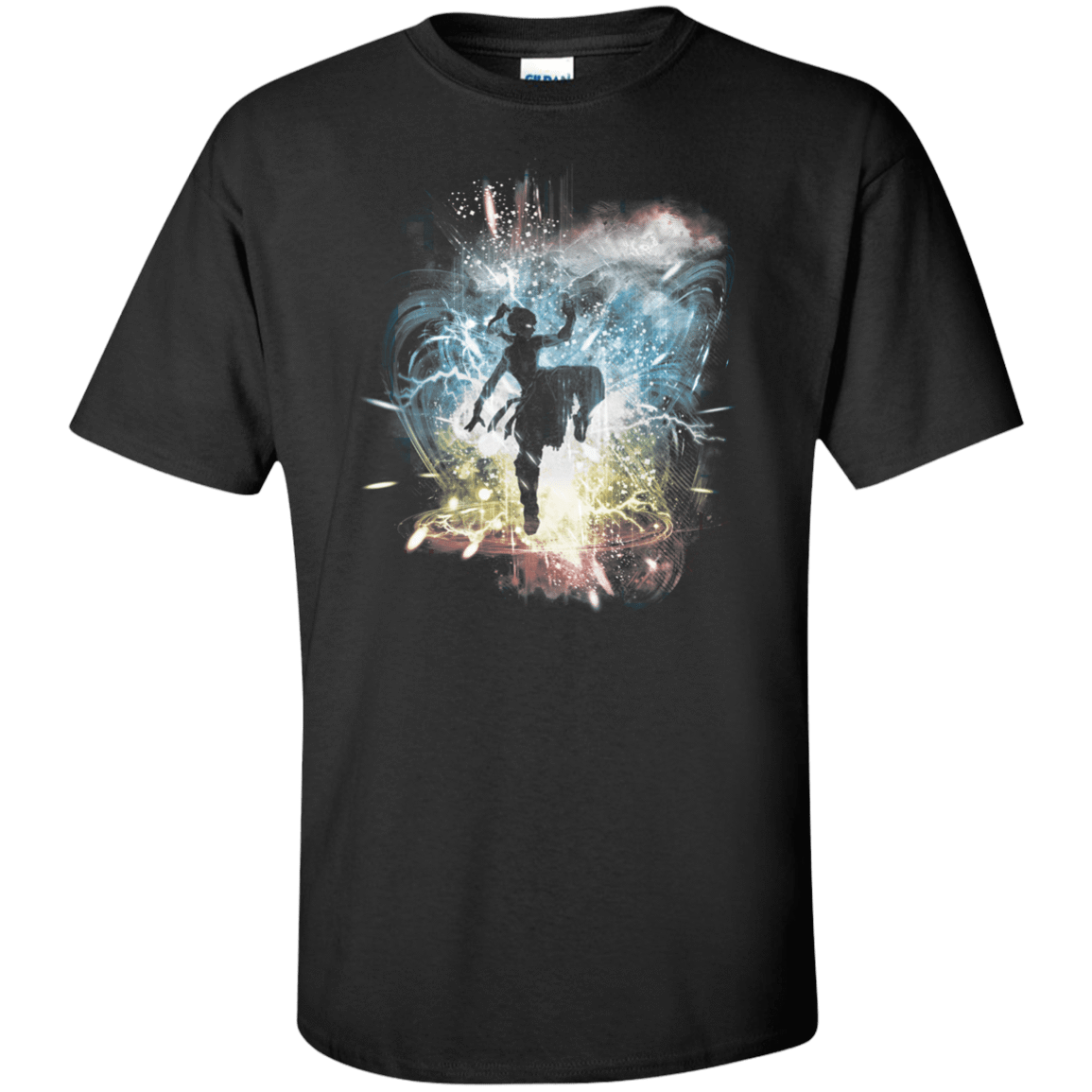 T-Shirts Black / XLT Elemental Storm-Korra Tall T-Shirt