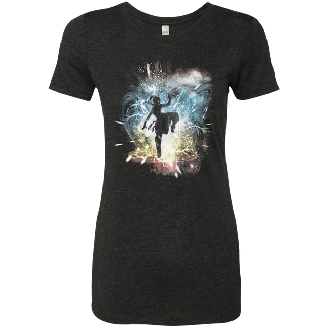 T-Shirts Vintage Black / S Elemental Storm-Korra Women's Triblend T-Shirt
