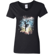 T-Shirts Black / S Elemental Storm-Korra Women's V-Neck T-Shirt