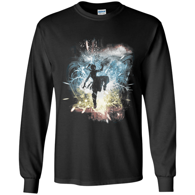 T-Shirts Black / YS Elemental Storm-Korra Youth Long Sleeve T-Shirt