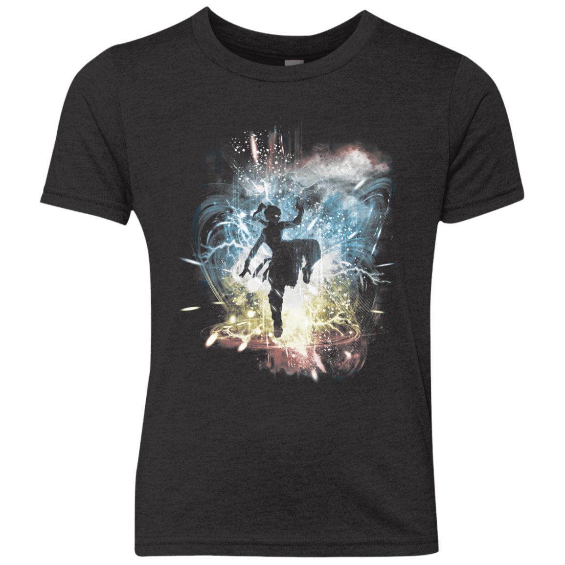 T-Shirts Vintage Black / YXS Elemental Storm-Korra Youth Triblend T-Shirt