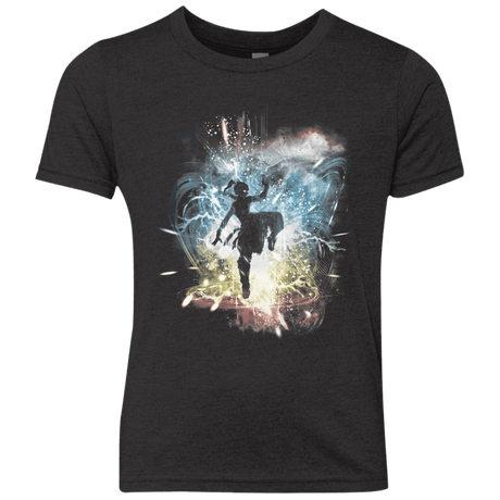 T-Shirts Vintage Black / YXS Elemental Storm-Korra Youth Triblend T-Shirt