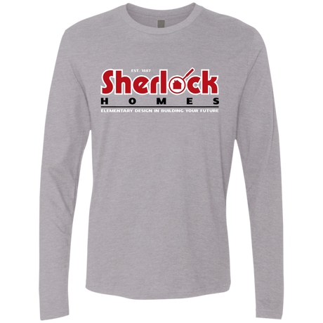 T-Shirts Heather Grey / Small Elementary Design Men's Premium Long Sleeve