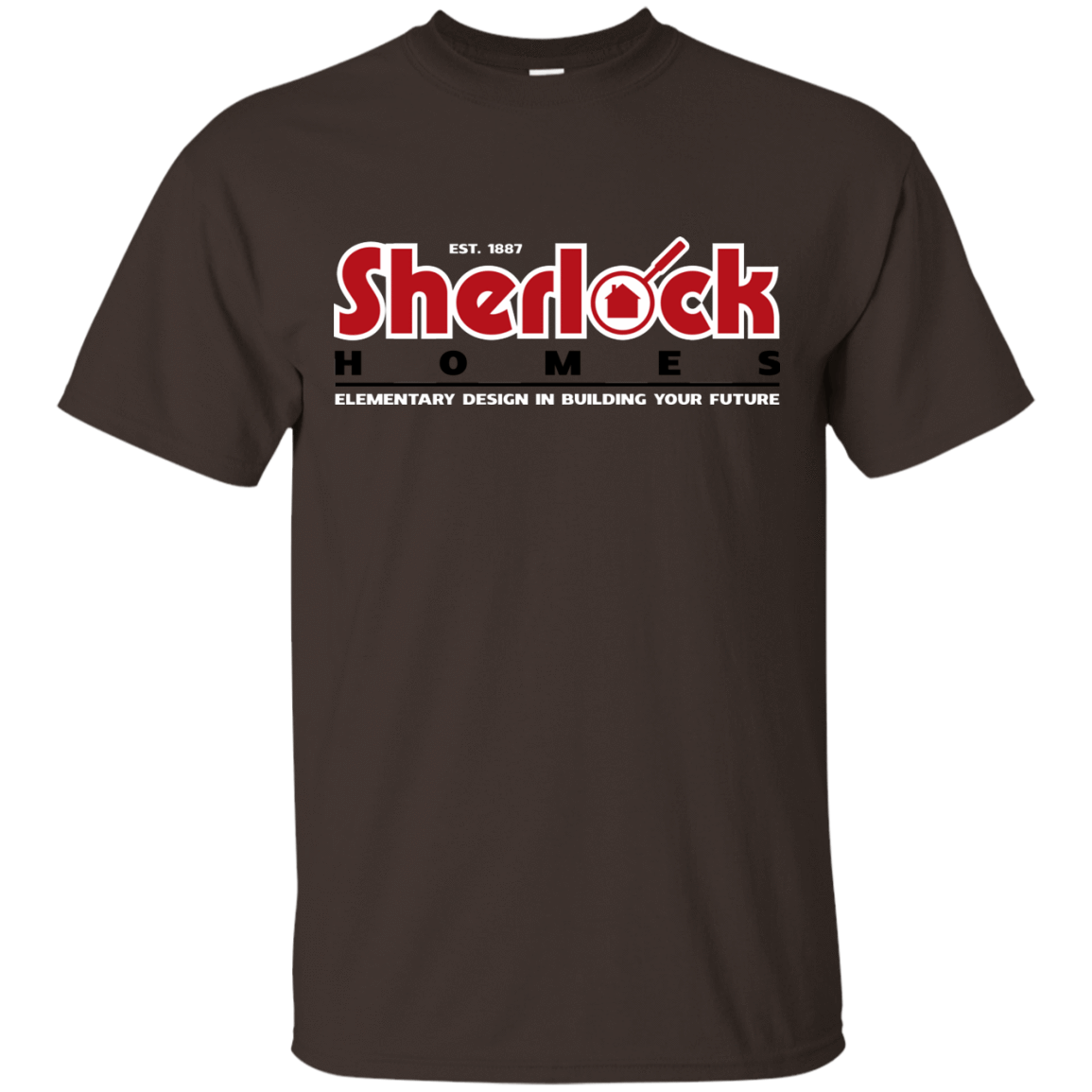 T-Shirts Dark Chocolate / Small Elementary Design T-Shirt
