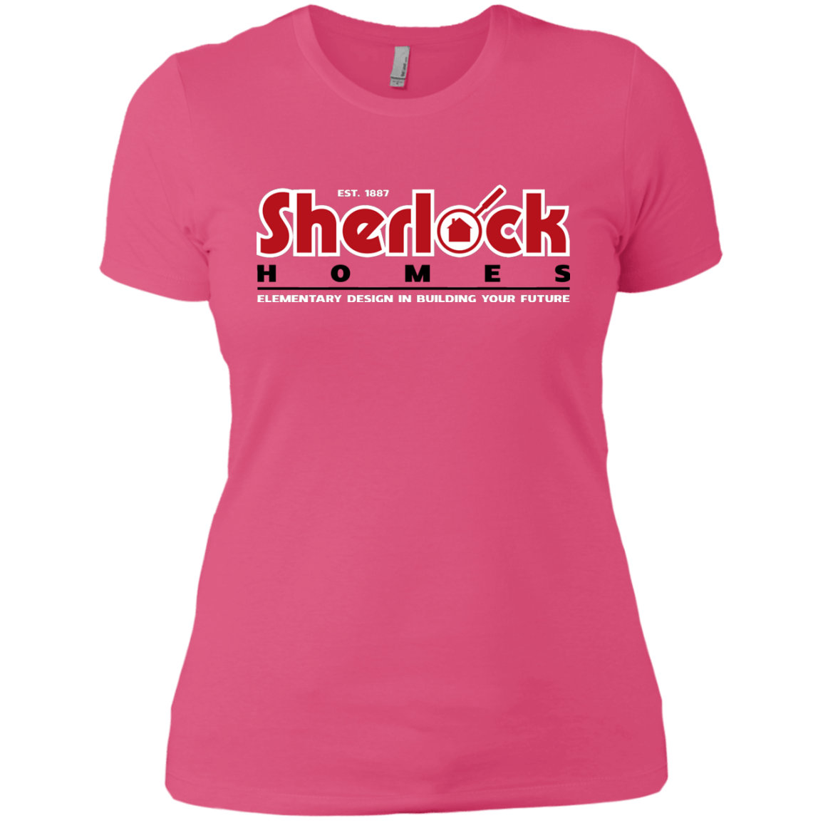 T-Shirts Hot Pink / X-Small Elementary Design Women's Premium T-Shirt