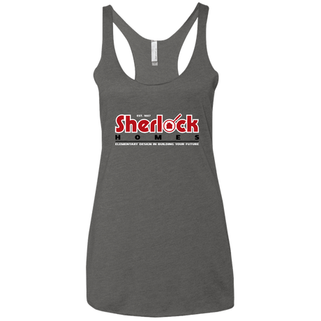 T-Shirts Premium Heather / X-Small Elementary Design Women's Triblend Racerback Tank