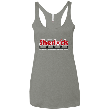 T-Shirts Venetian Grey / X-Small Elementary Design Women's Triblend Racerback Tank