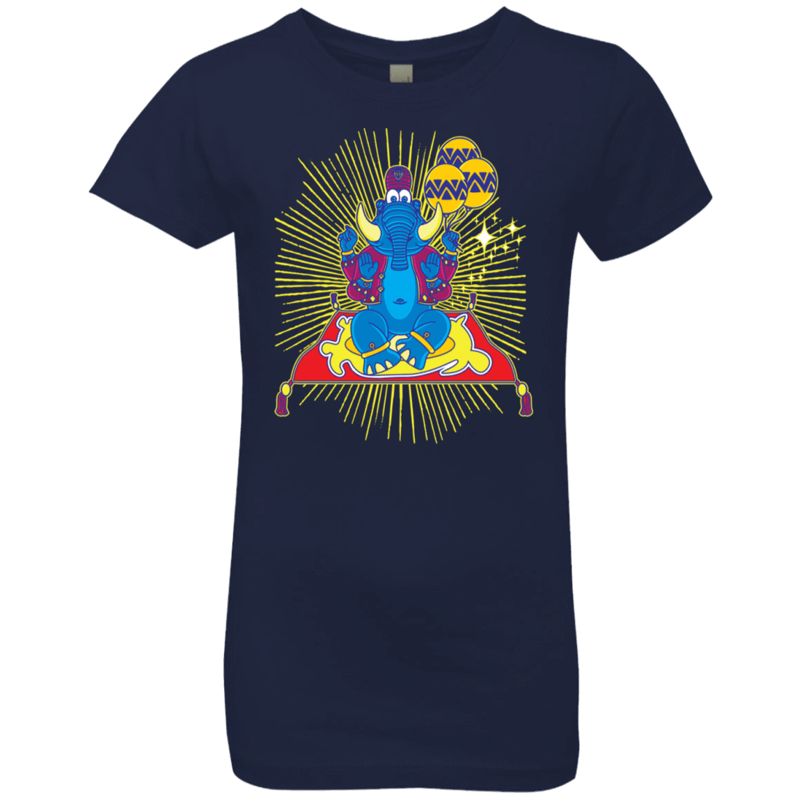 T-Shirts Midnight Navy / YXS Elephant God Girls Premium T-Shirt