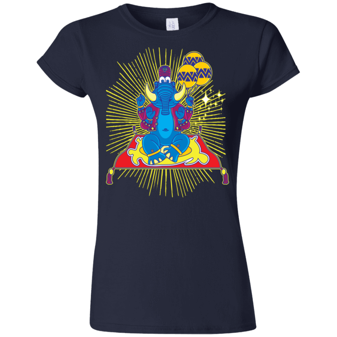 T-Shirts Navy / S Elephant God Junior Slimmer-Fit T-Shirt