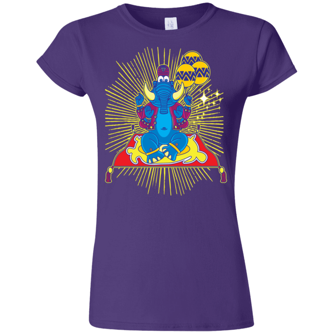 T-Shirts Purple / S Elephant God Junior Slimmer-Fit T-Shirt