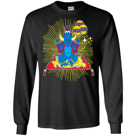 T-Shirts Black / S Elephant God Men's Long Sleeve T-Shirt