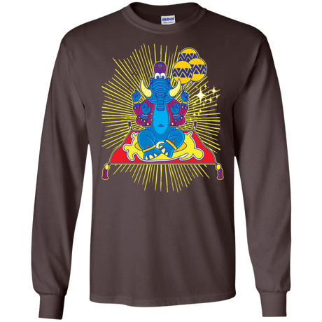 T-Shirts Dark Chocolate / S Elephant God Men's Long Sleeve T-Shirt