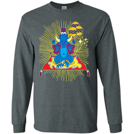 T-Shirts Dark Heather / S Elephant God Men's Long Sleeve T-Shirt